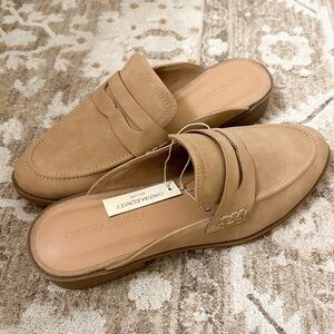 Cynthia Rowley Prescott Light Tan Pointed Mules